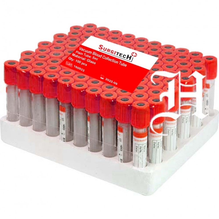 Blood Collecting Tube Red Top 3ml 5ml New Hlink Medical Corporation