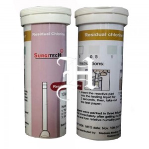 test strip residual Chlorine